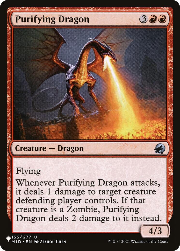 Purifying Dragon (155/277) (The List Reprints)