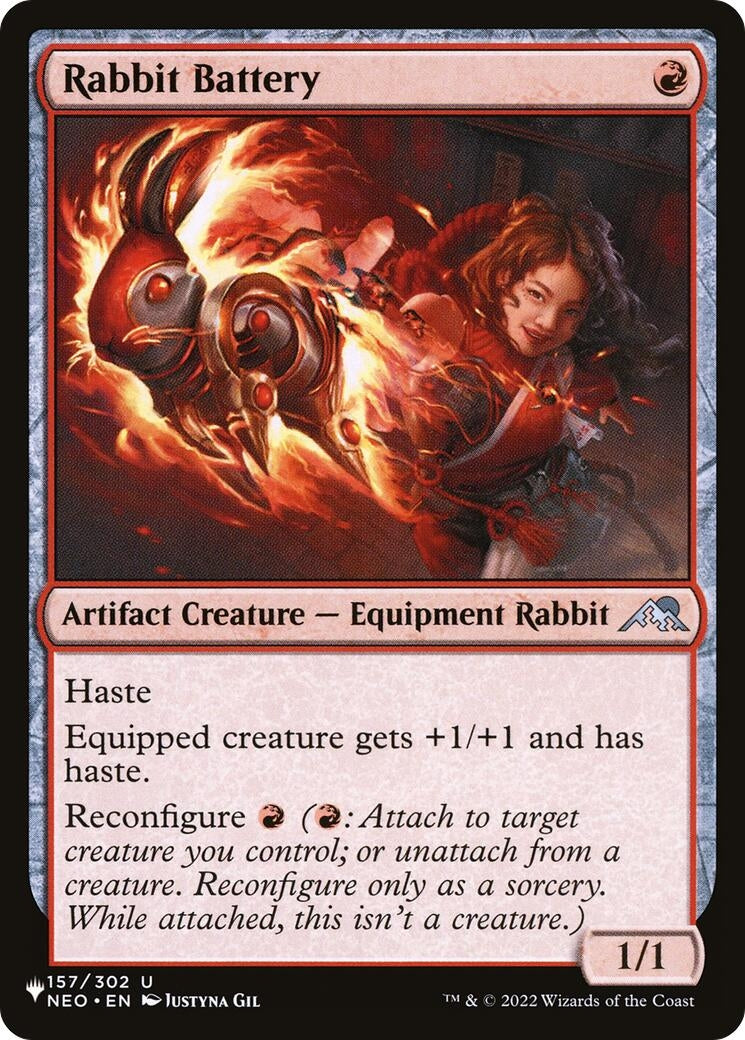 Rabbit Battery (157/302) (The List Reprints)