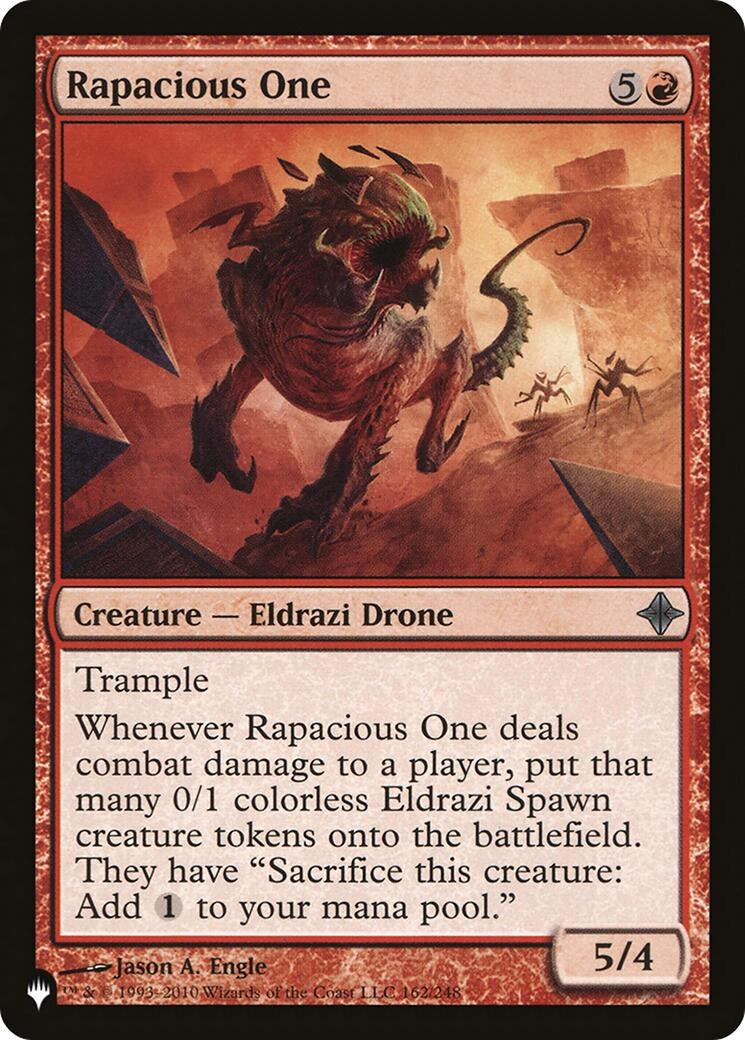 Rapacious One (162/248) (The List Reprints)