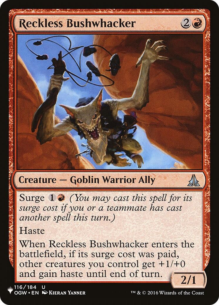 Reckless Bushwhacker (116/184) (The List Reprints)