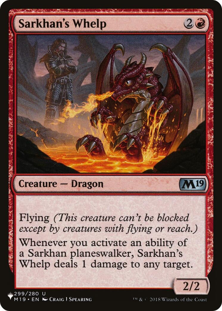 Image for Sarkhan's Whelp (299/280) (The List Reprints) - Magic: The Gathering