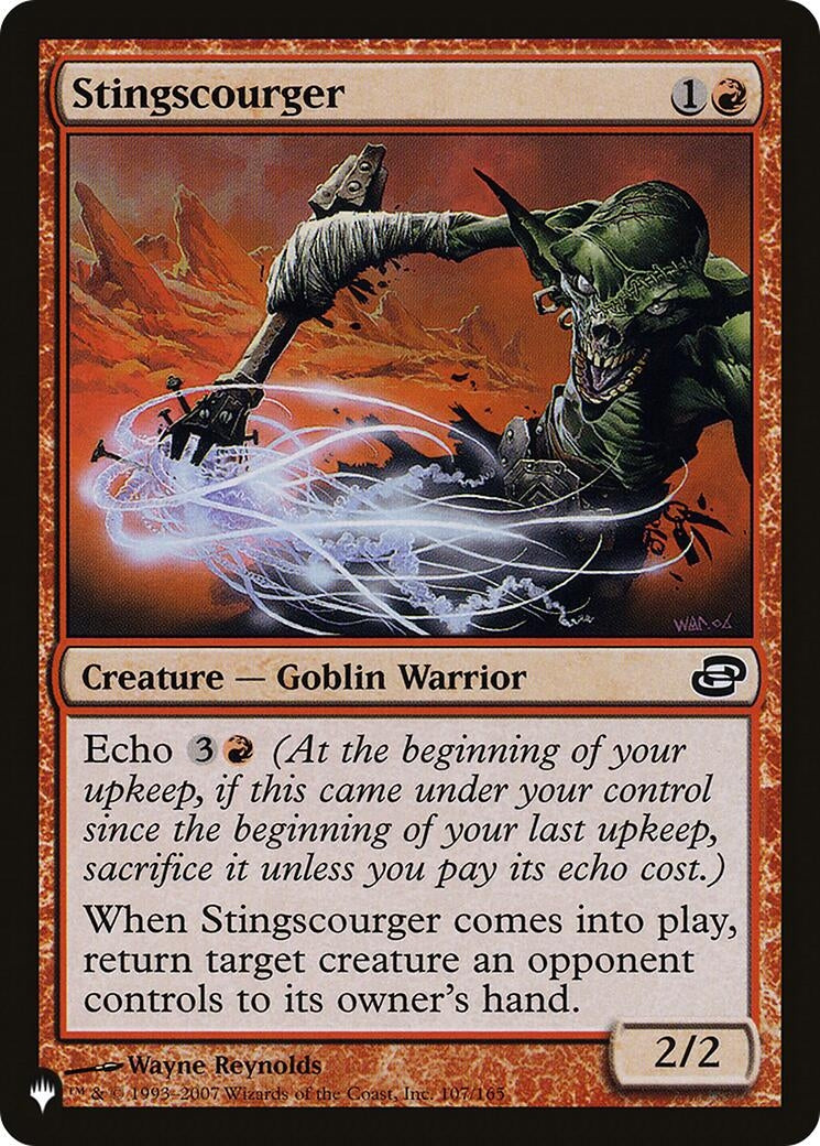 Stingscourger (107/165) (The List Reprints)
