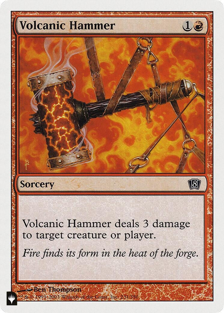 Volcanic Hammer (231/350) (The List Reprints)
