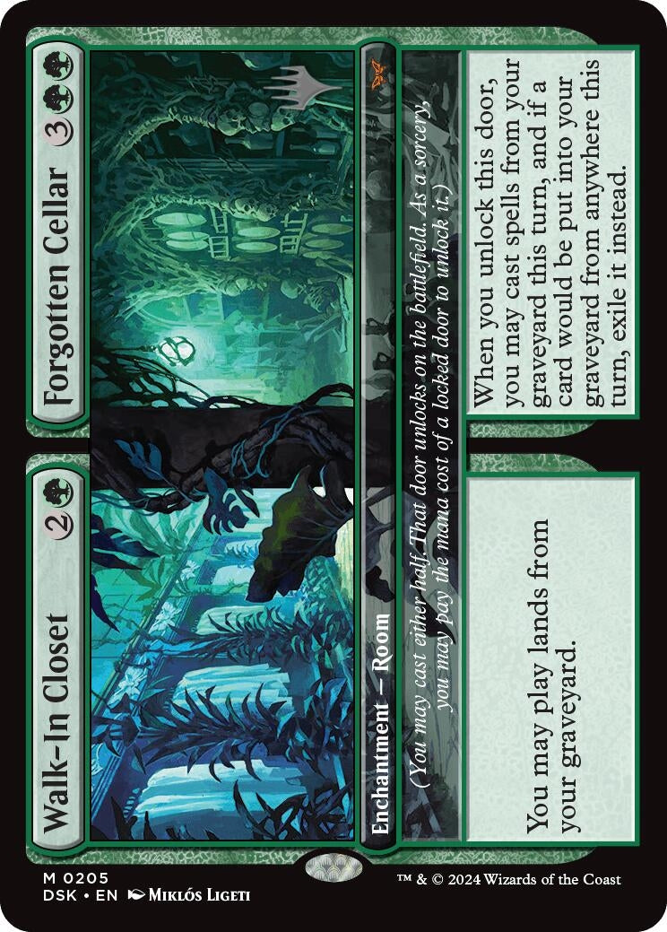 Walk-In Closet // Forgotten Cellar (205) (Promo Pack: Duskmourn: House of Horror)