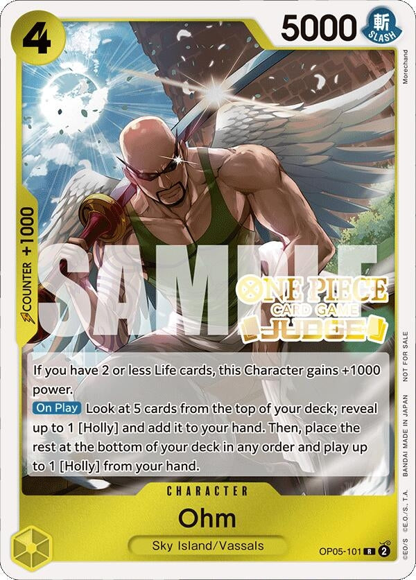 Image for Ohm (Judge Pack Vol. 4) (OP05-101) (One Piece Promotion Cards) - One Piece Card Game