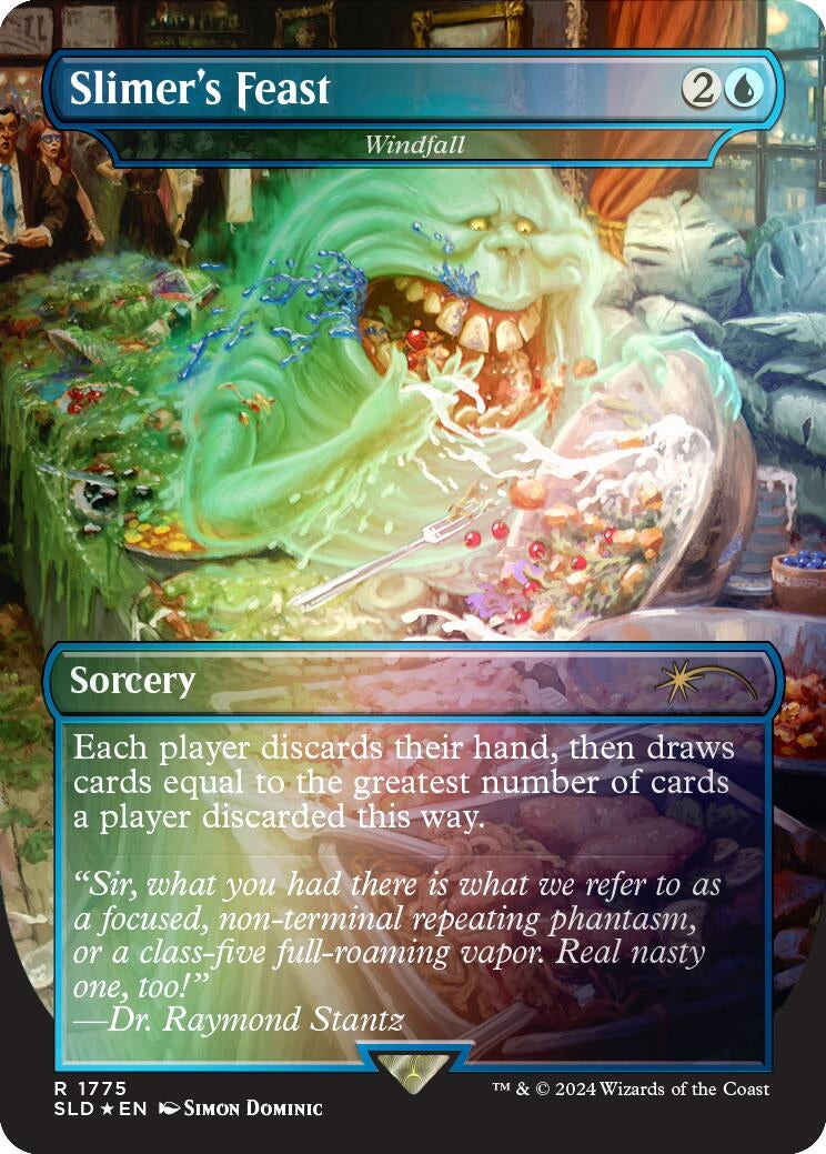 Slimer's Feast - Windfall (Rainbow Foil) (1775) (Secret Lair Drop Series)