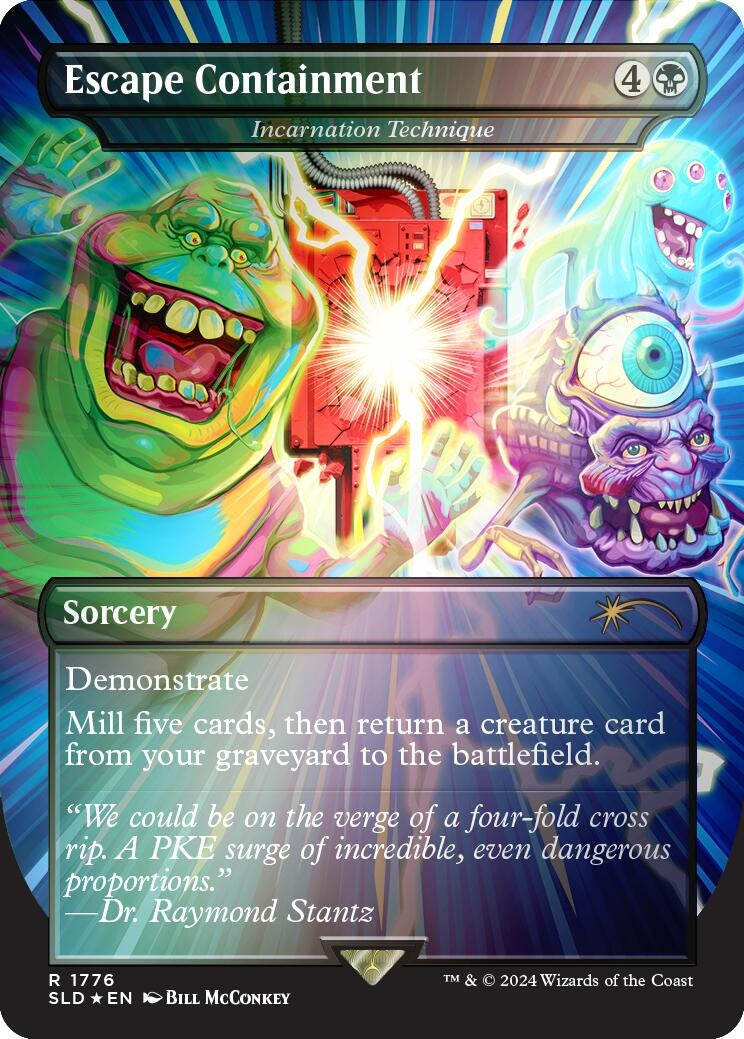 Escape Containment - Incarnation Technique (Rainbow Foil) (1776) (Secret Lair Drop Series)