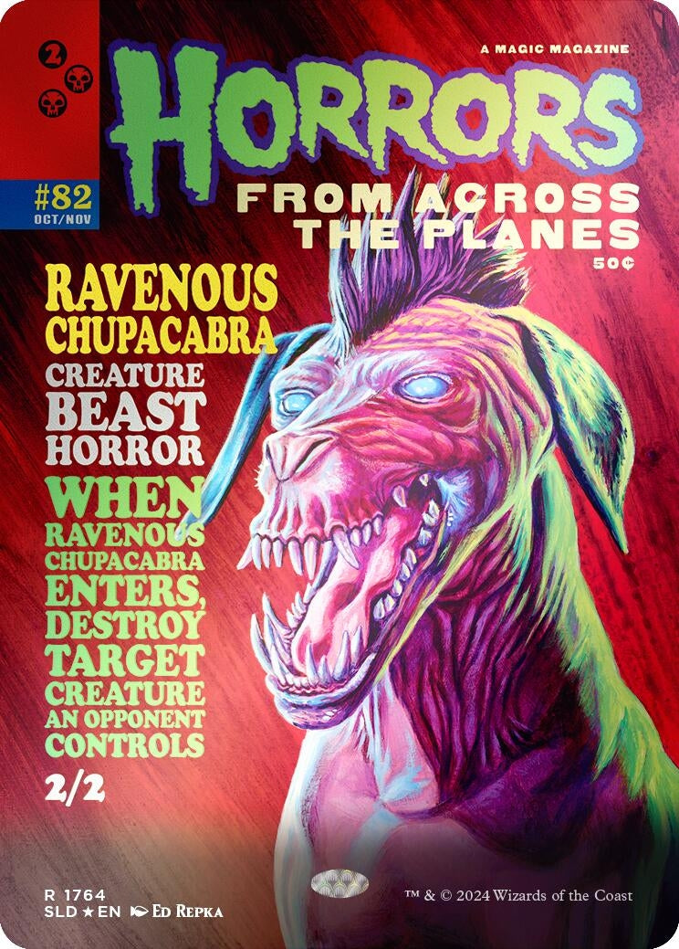 Ravenous Chupacabra (1764) (Rainbow Foil) (1764) (Secret Lair Drop Series)