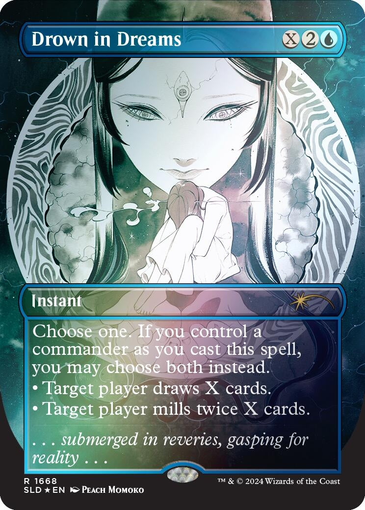 Drown in Dreams (Rainbow Foil) (1668) (Secret Lair Drop Series)