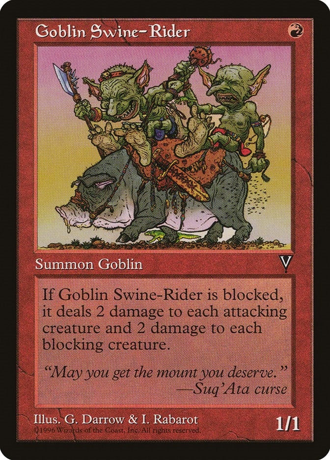 Goblin Swine-Rider (Visions)