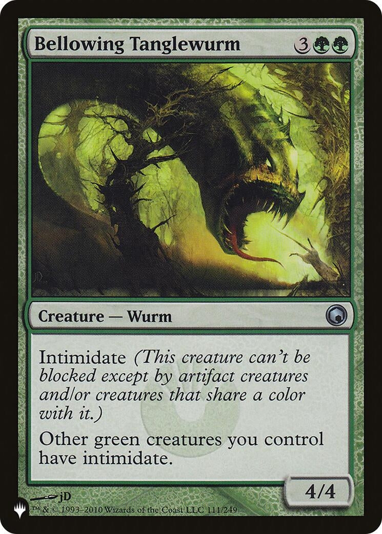 Bellowing Tanglewurm (111/249) (The List Reprints)