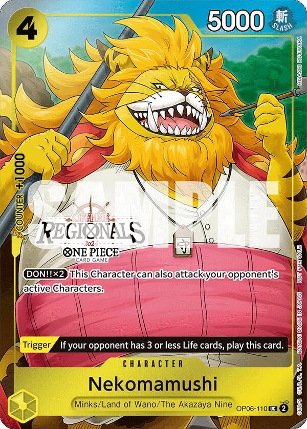 Image for Nekomamushi (Offline Regional 2024 Vol. 3) (OP06-110) (One Piece Promotion Cards) - One Piece Card Game
