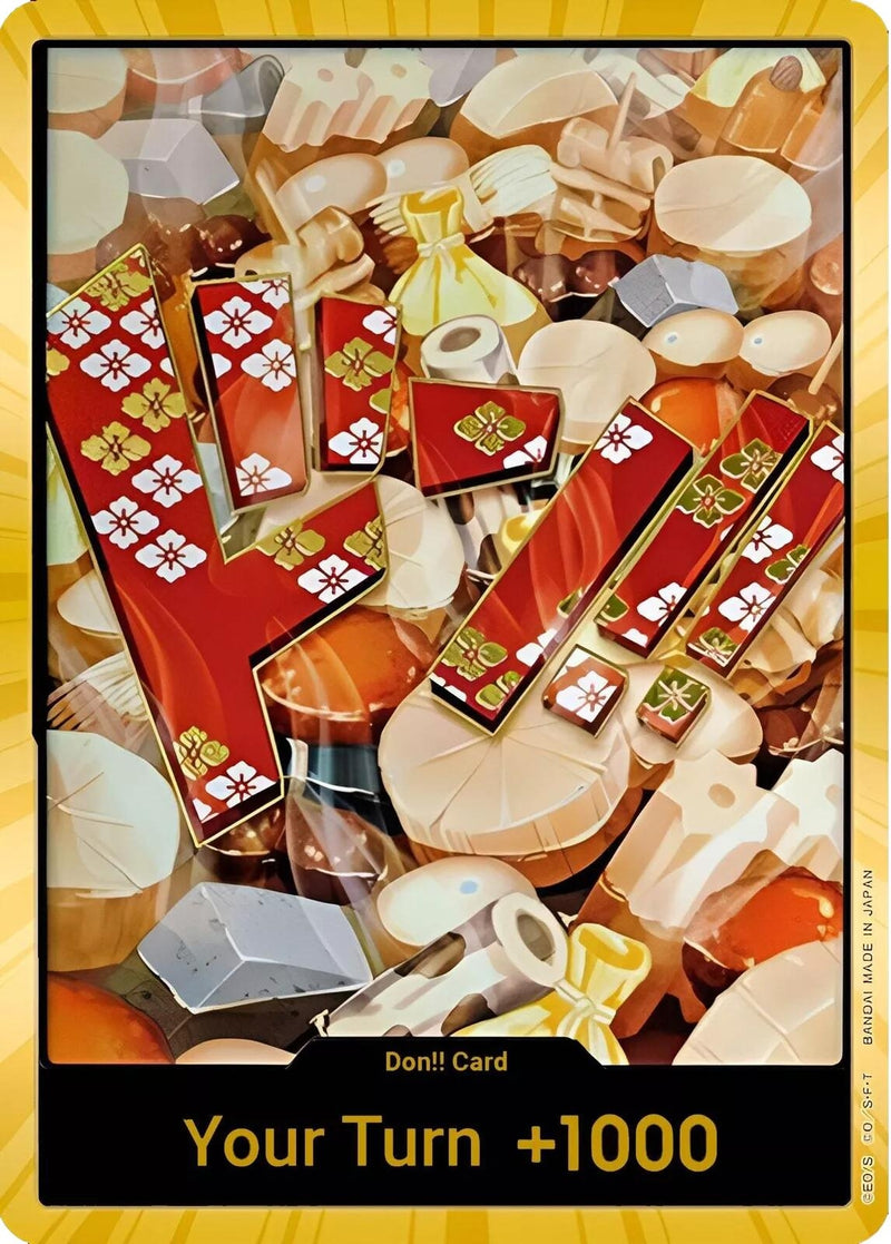 Image for DON!! Card (Oden) (Gold) (Premium Booster -The Best-) - One Piece Card Game