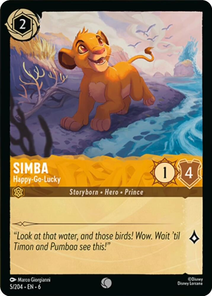 Simba - Happy-Go-Lucky (5/204) (Azurite Sea)