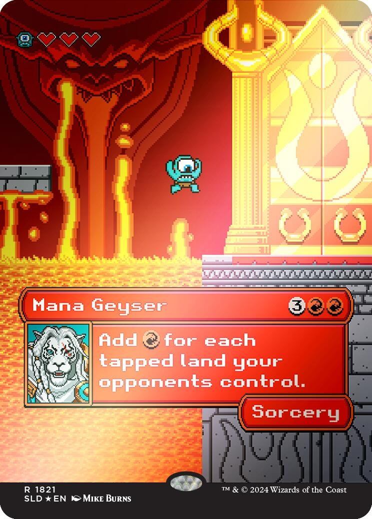 Mana Geyser (Rainbow Foil) (1821) (Secret Lair Drop Series)