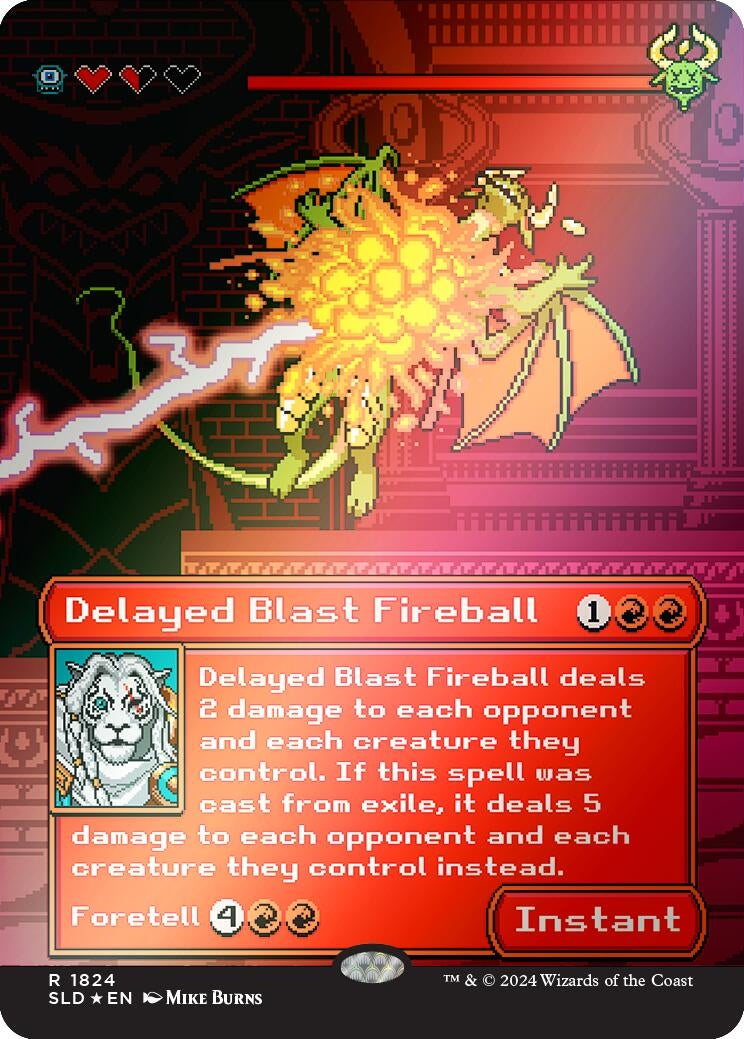 Delayed Blast Fireball (Rainbow Foil) (1824) (Secret Lair Drop Series)