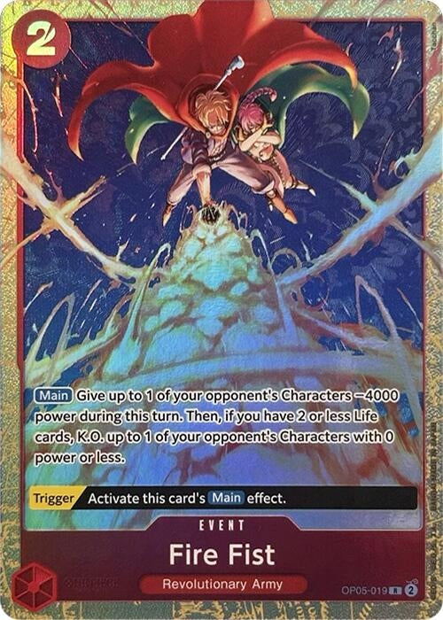 Image for Fire Fist (Premium Card Collection -Best Selection Vol. 2-) (OP05-019) (One Piece Promotion Cards) - One Piece Card Game