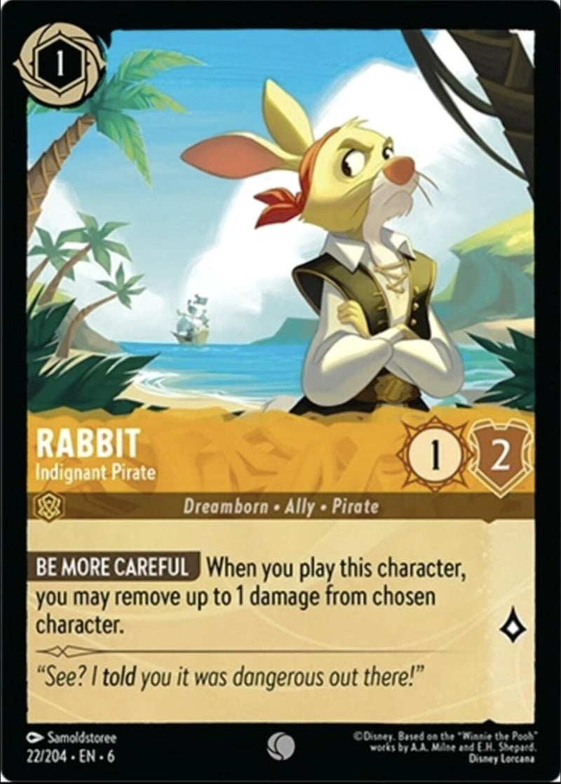 Rabbit - Indignant Pirate (22/204) (Azurite Sea)