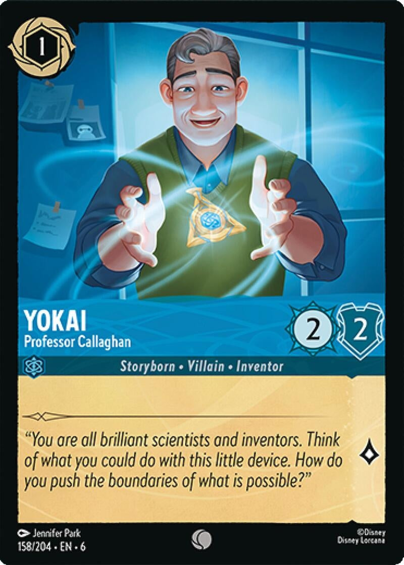 Yokai - Professor Callaghan (158/204) (Azurite Sea)