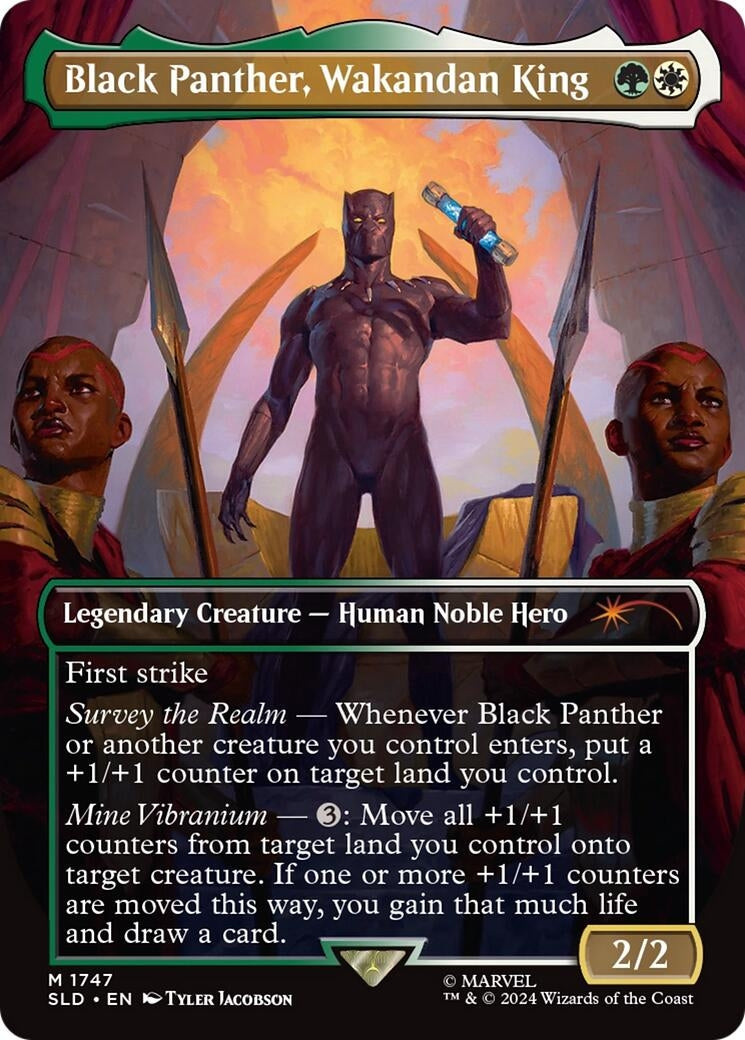 Black Panther, Wakandan King (1747) (Secret Lair Drop Series)
