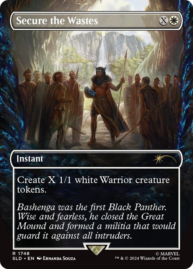 Secure the Wastes (Rainbow Foil) (1748) (Secret Lair Drop Series)