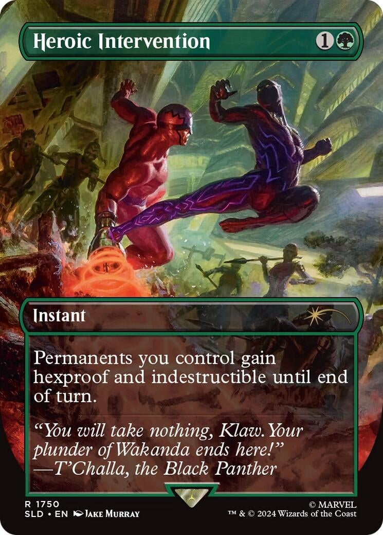Heroic Intervention (Rainbow Foil) (1750) (Secret Lair Drop Series)