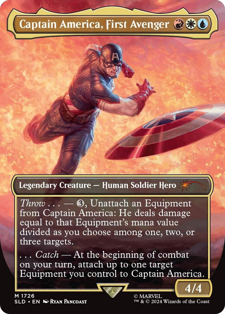 Captain America, First Avenger (1726) (Secret Lair Drop Series)