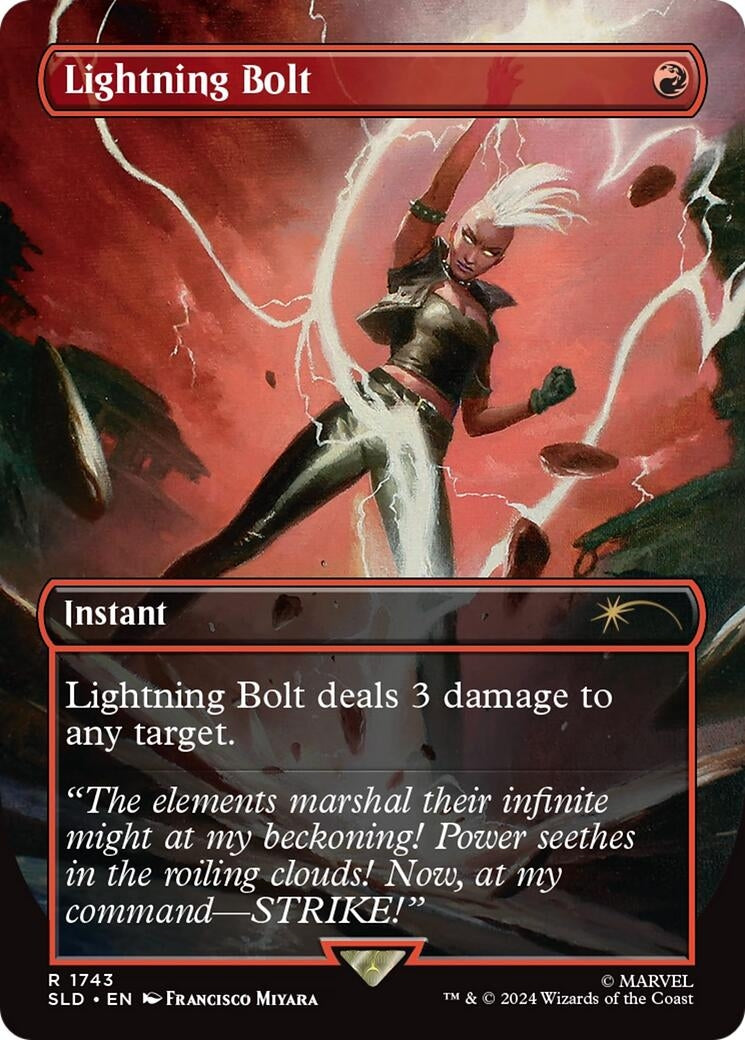Lightning Bolt (1743) (Rainbow Foil) (1743) (Secret Lair Drop Series)