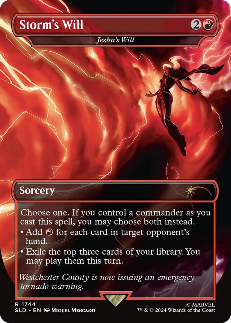 Storm's Will - Jeska's Will (Rainbow Foil) (1744) (Secret Lair Drop Series)