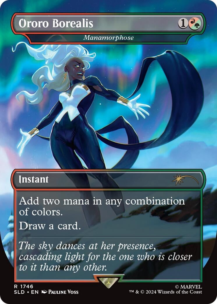Ororo Borealis - Manamorphose (Rainbow Foil) (1746) (Secret Lair Drop Series)