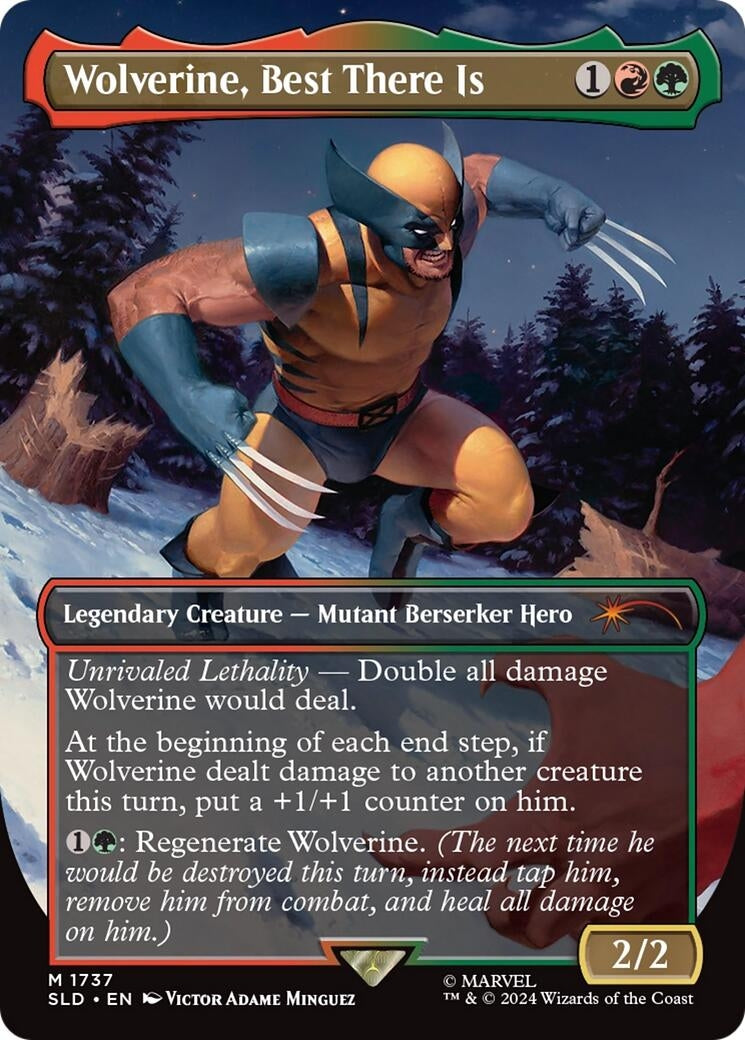 Wolverine, Best There Is (Rainbow Foil) (1737) (Secret Lair Drop Series)