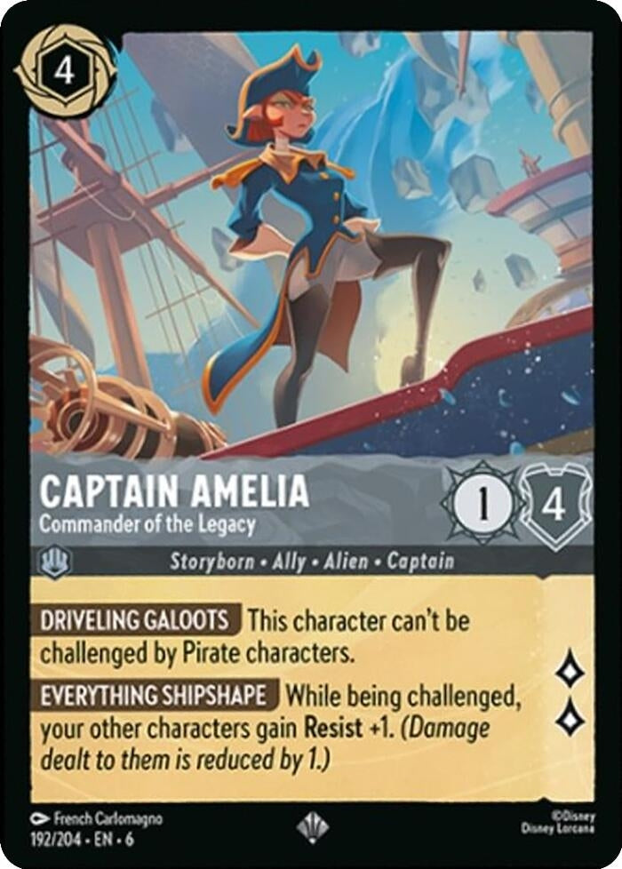 Captain Amelia - Commander of the Legacy (192/204) (Azurite Sea)