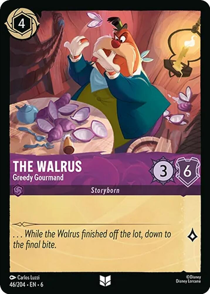 The Walrus - Greedy Gourmand (46/204) (Azurite Sea)