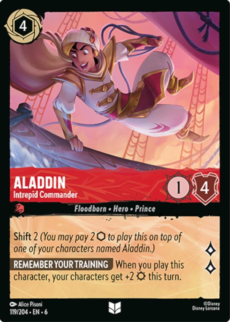 Aladdin - Intrepid Commander (119/204) (Azurite Sea)