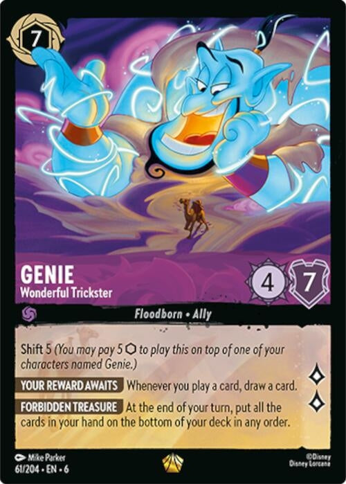 Genie - Wonderful Trickster (61/204) (Azurite Sea)