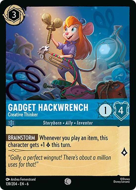 Gadget Hackwrench - Creative Thinker (139/204) (Azurite Sea)