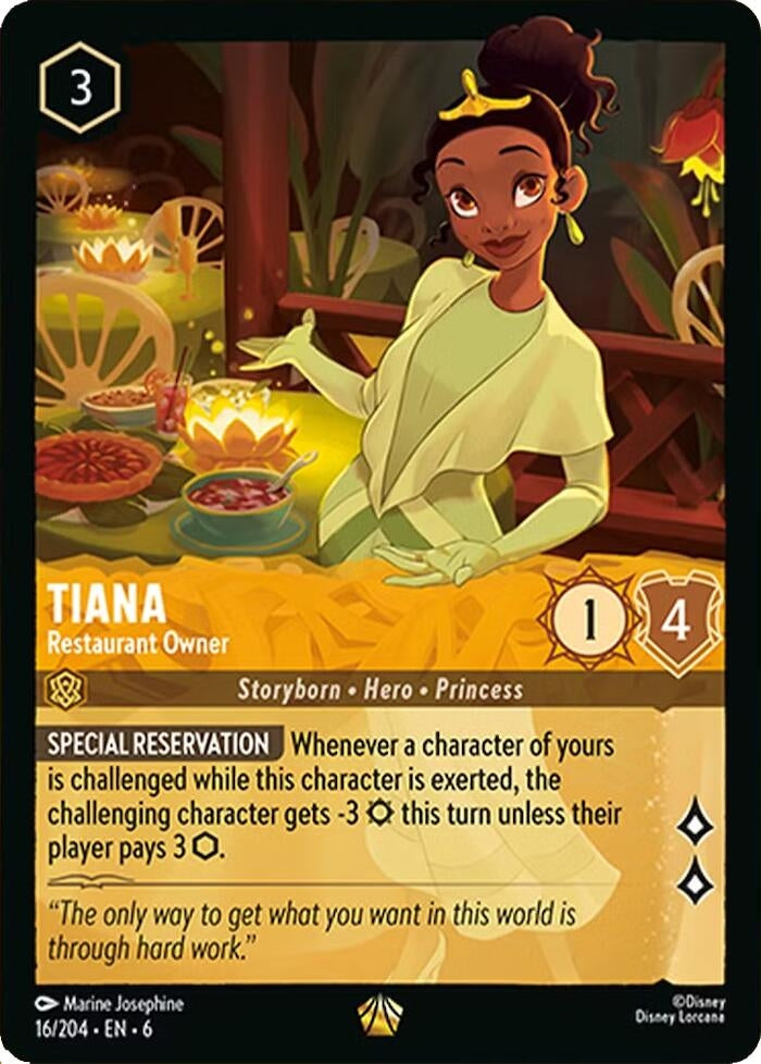 Tiana - Restaurant Owner (16/204) (Azurite Sea)