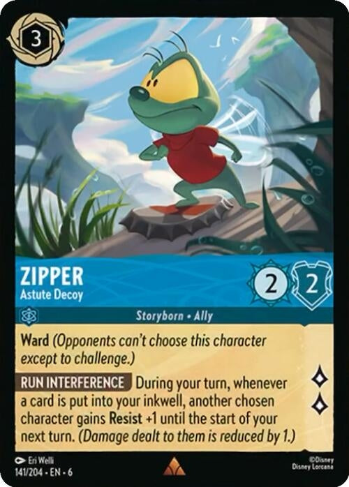 Zipper - Astute Decoy (141/204) (Azurite Sea)