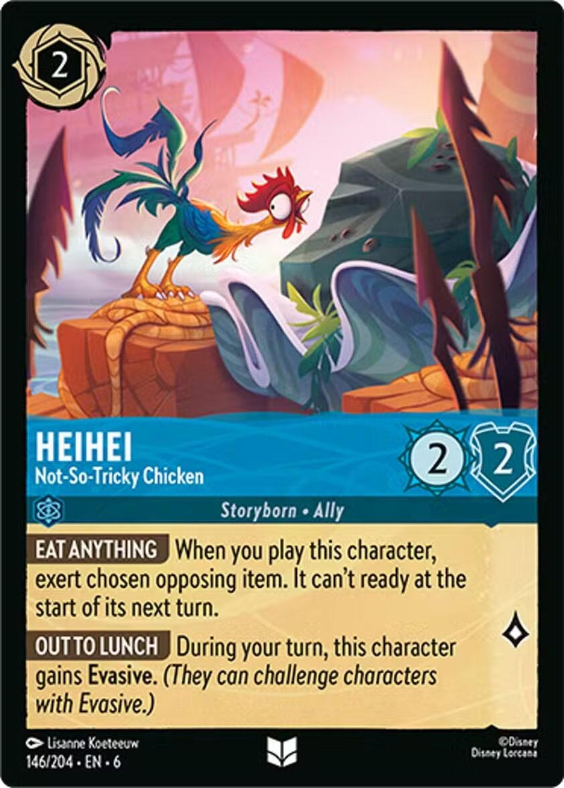HeiHei - Not-So-Tricky Chicken (146/204) (Azurite Sea)