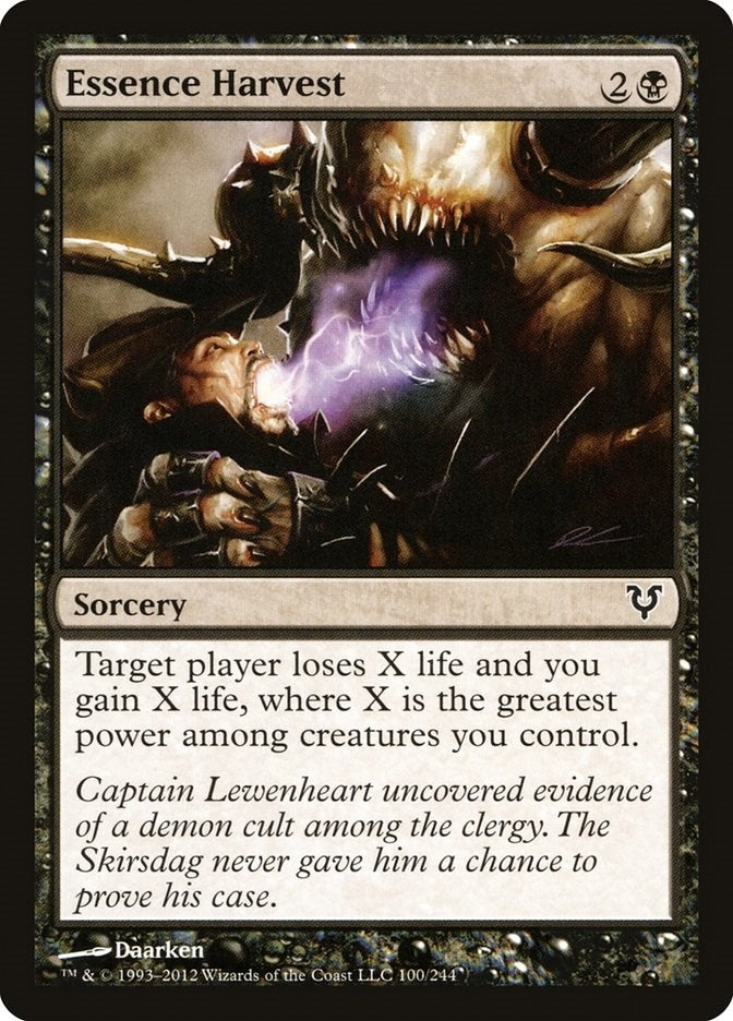 Image for Essence Harvest (100) (Avacyn Restored) - Magic: The Gathering