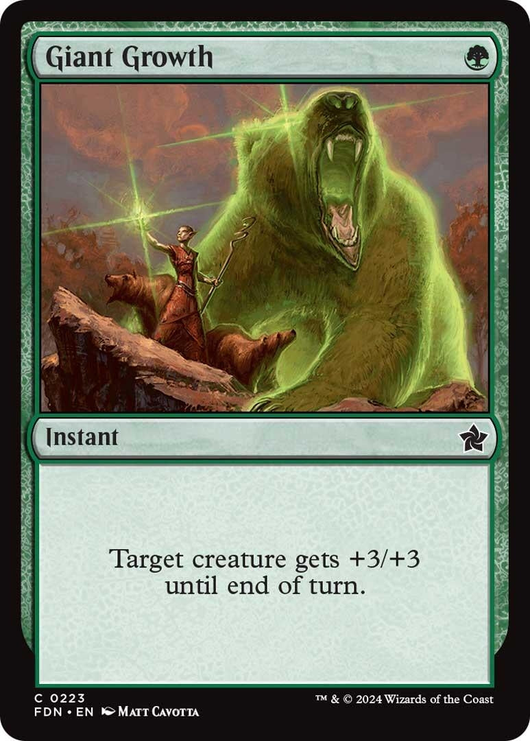 Giant Growth (223) (Foundations) (FDN)