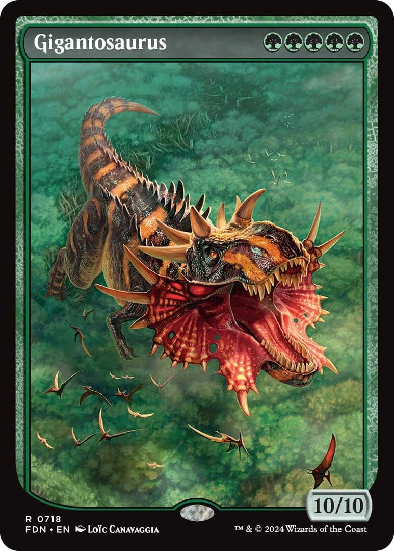 Gigantosaurus (Full Art) (718) (Foundations) (FDN)