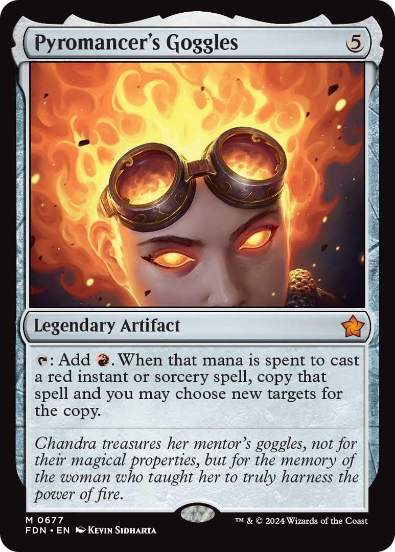 Pyromancer's Goggles (677) (Foundations) (FDN)