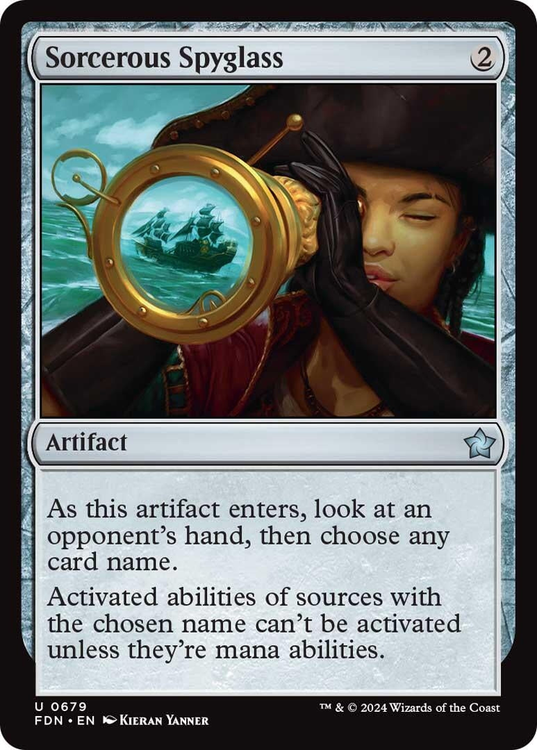 Sorcerous Spyglass (679) (Foundations) (FDN)