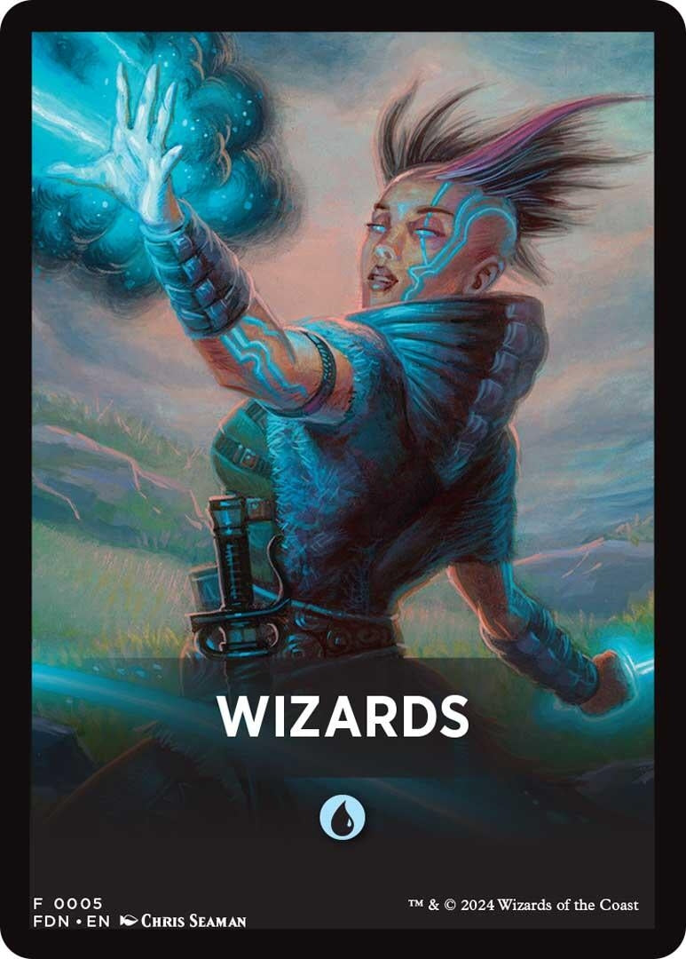 Wizards Theme Card (5) (Foundations) (FDN)