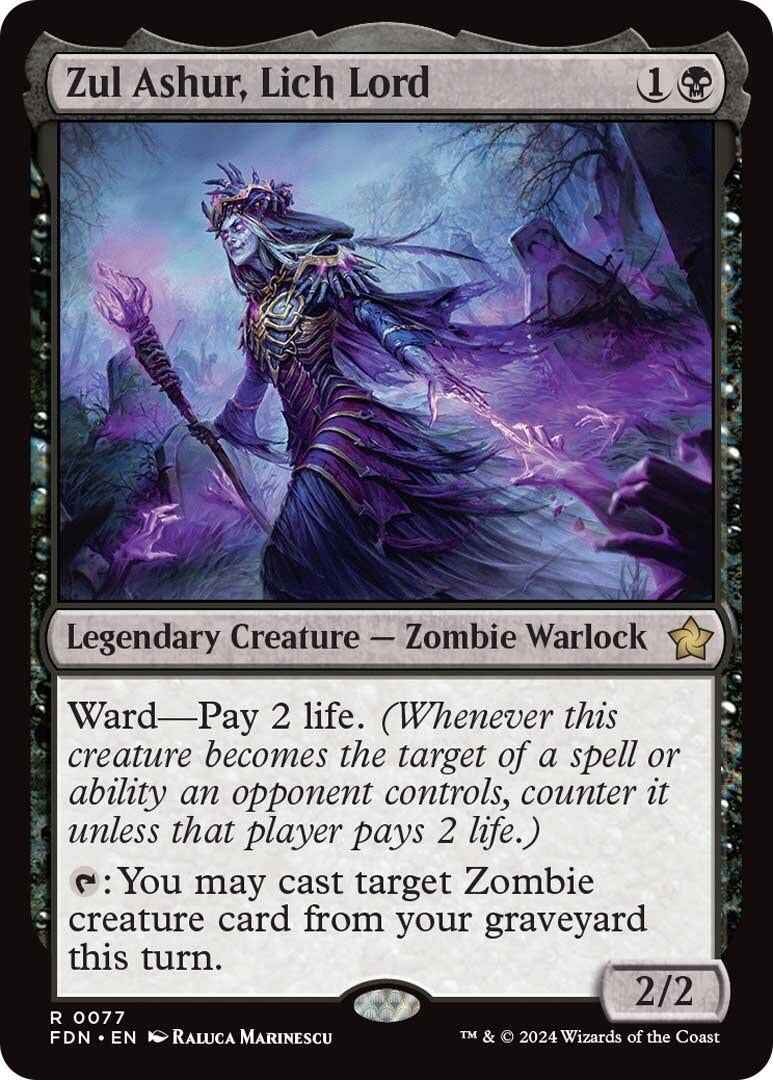 Zul Ashur, Lich Lord (77) (Foundations) (FDN)