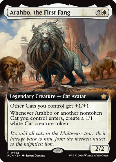 Arahbo, the First Fang (Extended Art) (442) (Foundations) (FDN)
