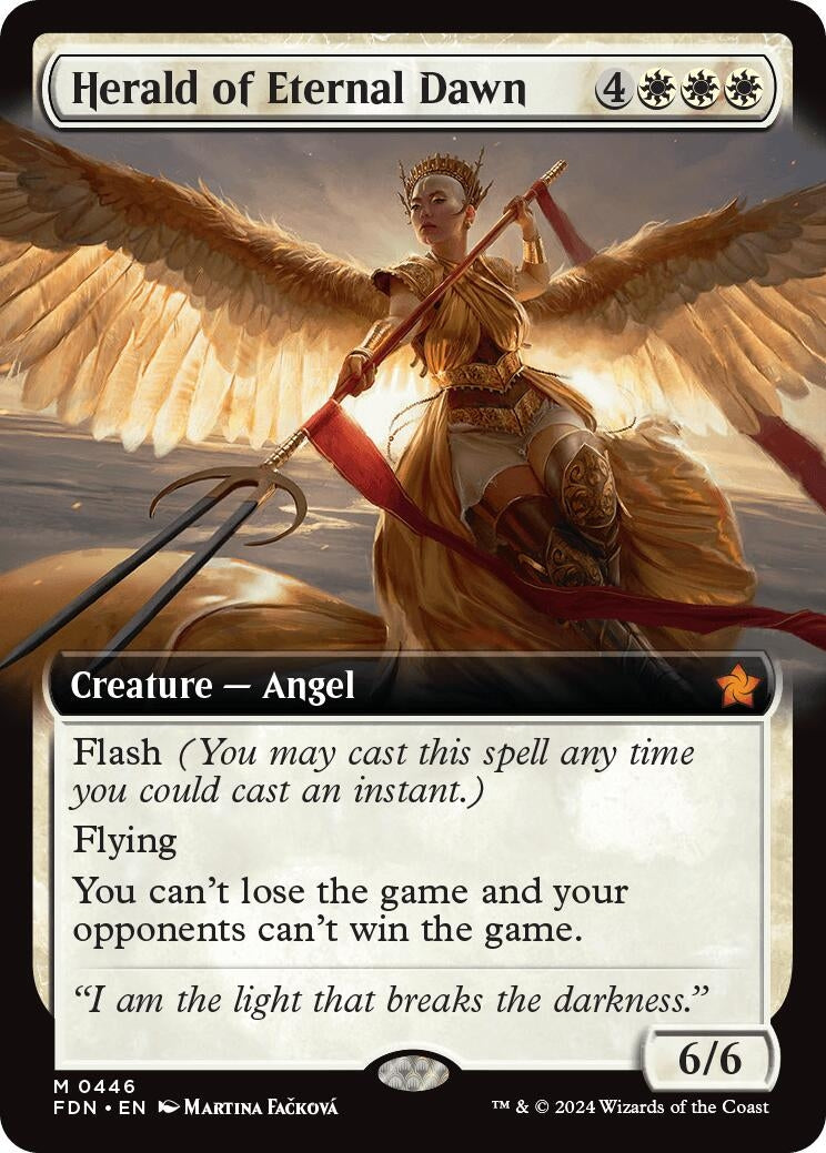 Herald of Eternal Dawn (Extended Art) (446) (Foundations)