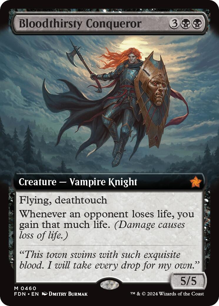 Bloodthirsty Conqueror (Extended Art) (460) (Foundations)