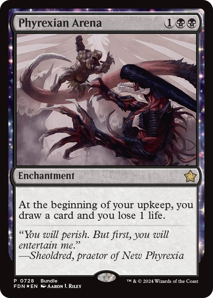 Phyrexian Arena (FDN Bundle) (728) (Unique and Miscellaneous Promos) (UMP)